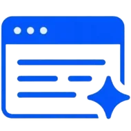 Browser window with a clean, ad-free page
